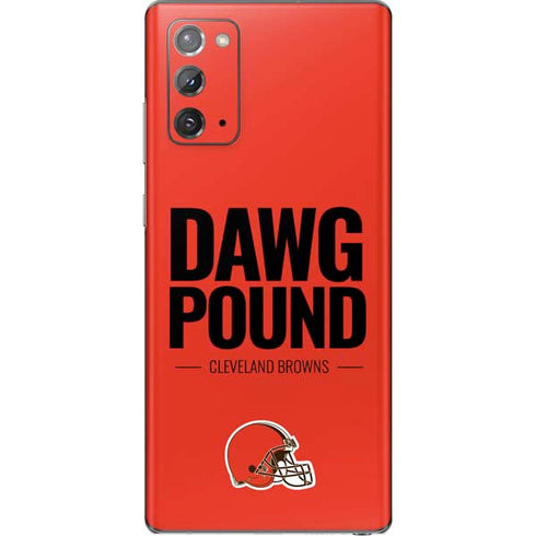 NFL Cleveland Browns Team Motto Galaxy Note20 5G Skin